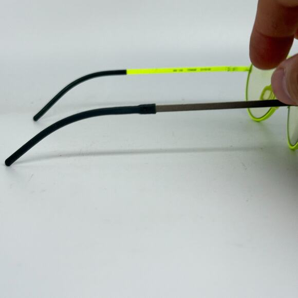 ORGREEN NIKI 1142 51-19 140 Eyeglasses Frames Full Rim Neon Green H19909 - Picture 4 of 7